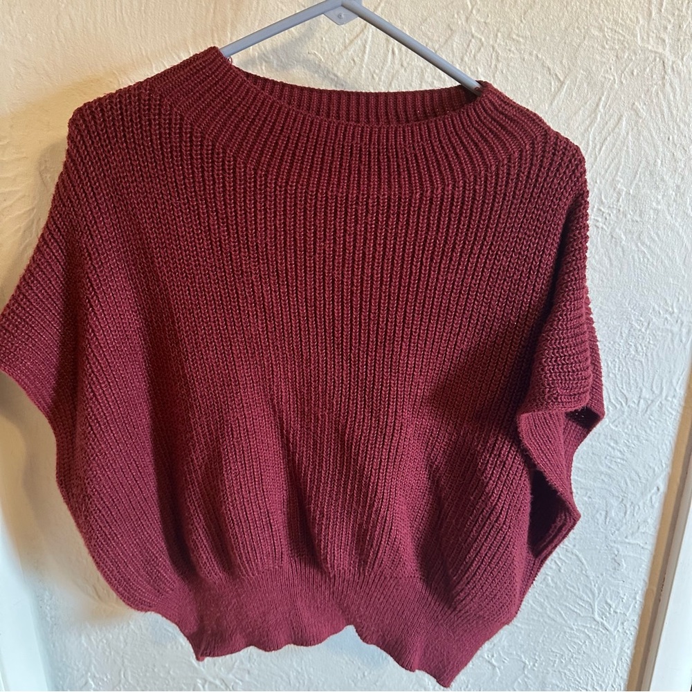 High neck knit vest from Cider